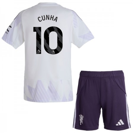 Manchester United Cunha 10 Uittenue 2025-26  - Kids